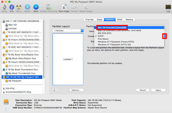 how to format your wd passport for mac