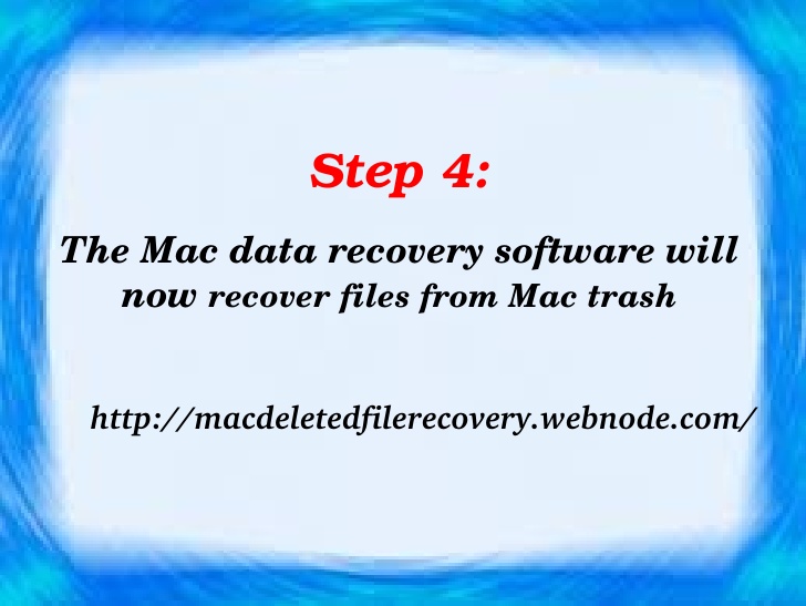 recover files for mac